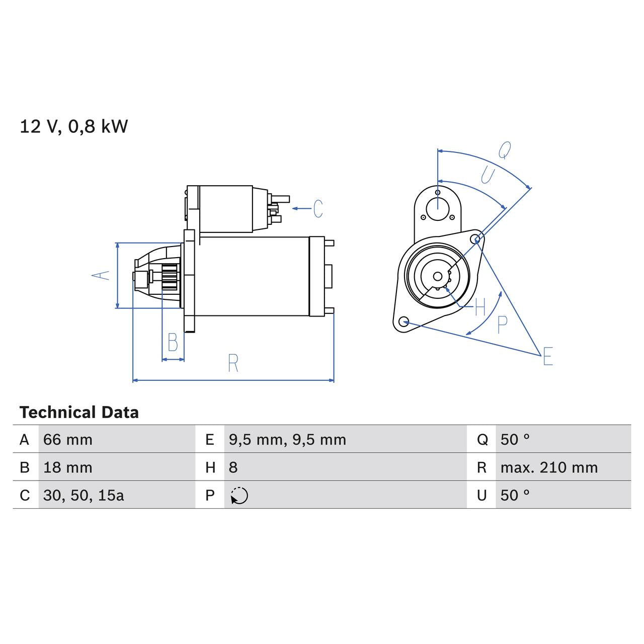 BOSCH 0986012881 Starter