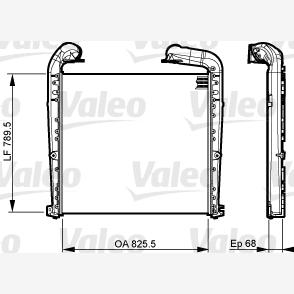 VALEO VAL818883 Charge Air Cooler