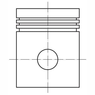 MAHLE 0133000 Piston