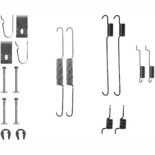 TEXTAR 97016400 Brake Shoes Accessory Kit