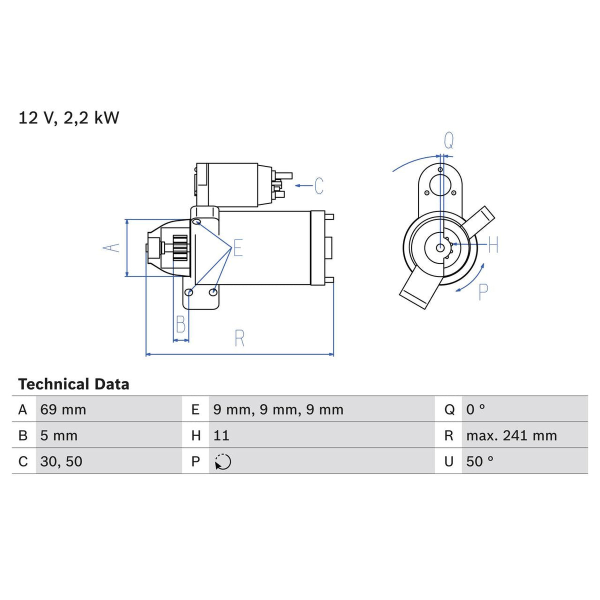 BOSCH 0986023960 Starter