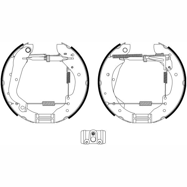 TEXTAR 84030601 Brake Shoe Set