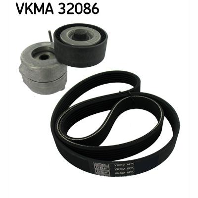 SKF VKMA32086 V-Ribbed Belt Set
