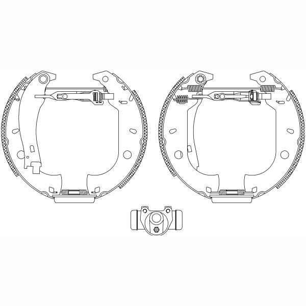 TEXTAR 84037002 Brake Shoe Set