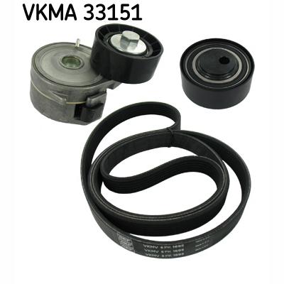 SKF VKMA33151 V-Ribbed Belt Set