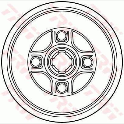 TRW MOTO DB4176 Brake Drum