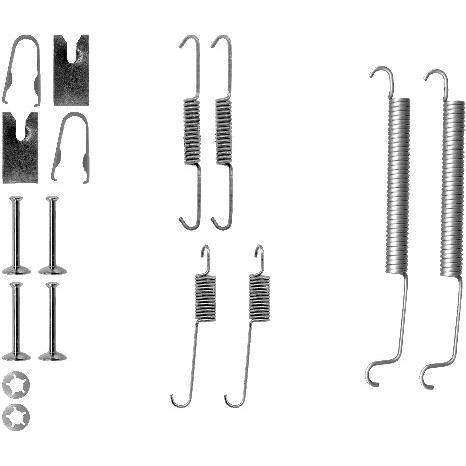 TEXTAR 97007600 Brake Shoes Accessory Kit