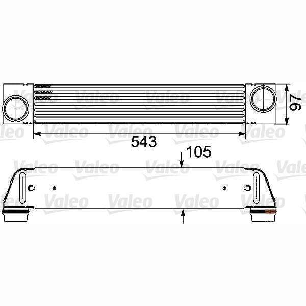 VALEO VAL818273 Charge Air Cooler