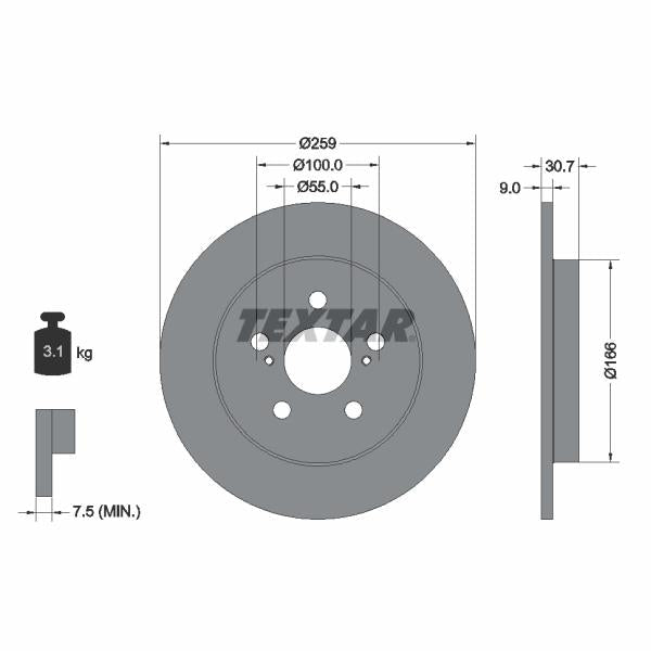 TRW MOTO BDA1124 Brake Caliper Bracket