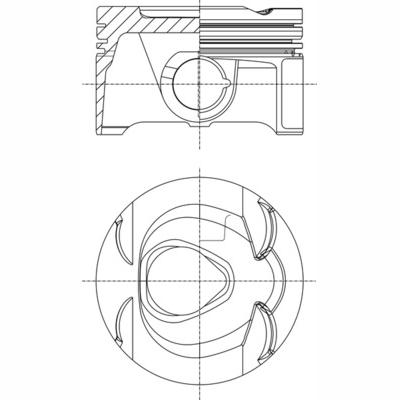 MAHLE 013PI00149001 Piston