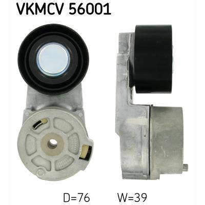 SKF VKMCV56001 V-Ribbed Belt Tensioner Pulley