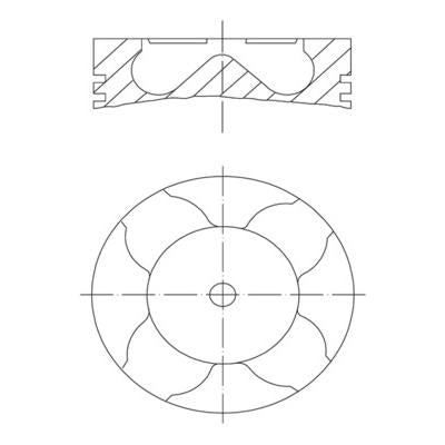MAHLE 2096210 Piston