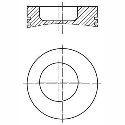 MAHLE 0036700 Piston