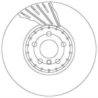 TRW MOTO DF6891S Brake Disc