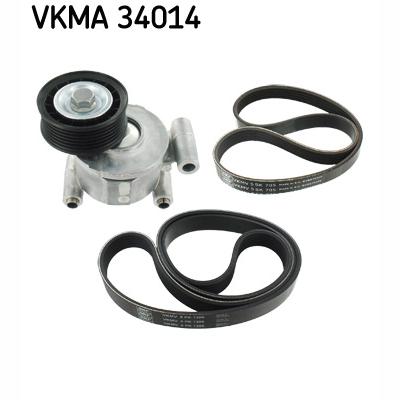 SKF VKMA34014 V-Ribbed Belt Set