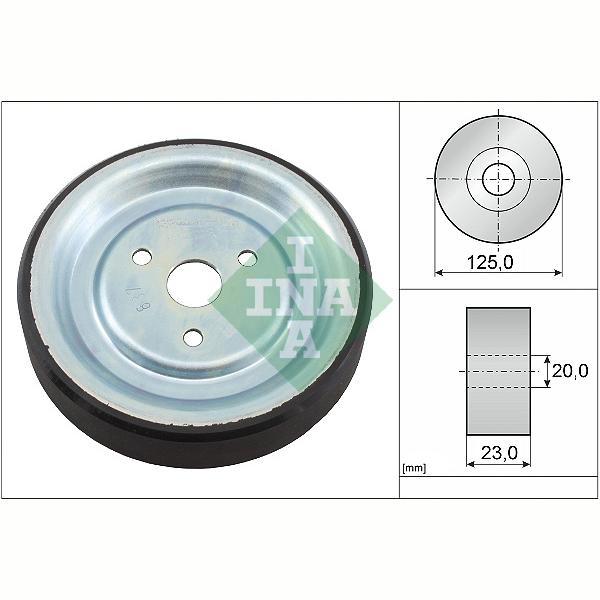 INA 532091210 V-Belt Deflection/Guide Pulley