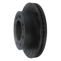 R1 Concepts R1 11-25 Chevrolet Suburban 3500 HD Front Left Drilled & Slotted Black Brake Rotor
