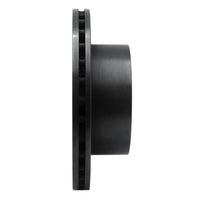 R1 Concepts R1 06-25 American Coach Patriot Rear Right Drilled & Slotted Black Brake Rotor