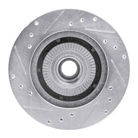 R1 Concepts R1 91-94 Ford Explorer Front Right Drilled & Slotted Silver Brake Rotor