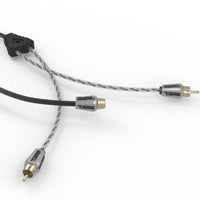 DS18 Level 3 RCA Wire Y Connector 1 Female to 2 Male Red