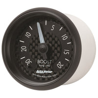 Autometer GT Series 52mm Mechanical 30 In Hg/20 psi Vacuum/Boost Gauge