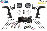 Diode Dynamics 2023+ Chevrolet Colorado Stage Series Ditch Light Kit C2 Pro White Combo