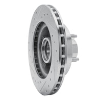 R1 Concepts R1 86-92 Ford BRONCO II Front Right Drilled & Slotted Silver Brake Rotor