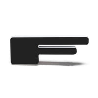 ORACLE Lighting Universal Illuminated LED Letter Badges - Matte Blk Surface Finish - F