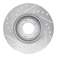 R1 Concepts R1 93-94 Ford Explorer Front Right Drilled & Slotted Silver Brake Rotor