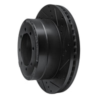 R1 Concepts R1 11-22 Ford F-350 Super Duty 2WD Rear Right Drilled & Slotted Black Brake Rotor