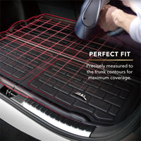 3D MAXpider 21-24 Volkswagen Id.4 Kagu Black Cross Fold Cargo Liner