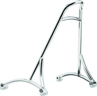 Burly Brand Short Sissy Bar 13in - Chrome