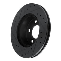 R1 Concepts R1 95-02 Ford Ranger (USA/Canada) Front Right Drilled & Slotted Black Brake Rotor