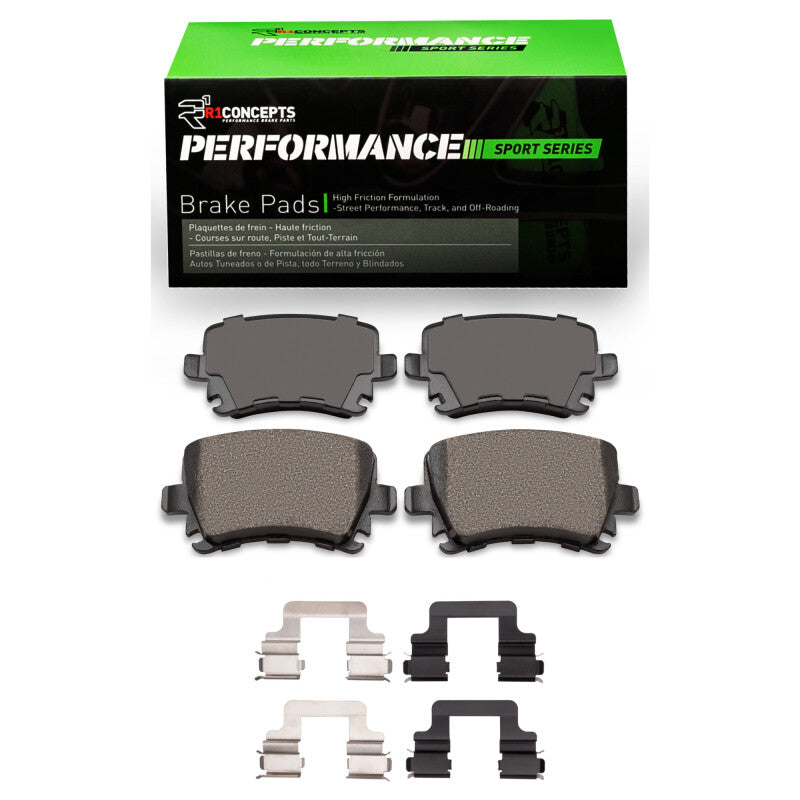 R1 Concepts R1 06-21 Audi TTS Quattro Rear Performance Sport Pads & Hardware Kit