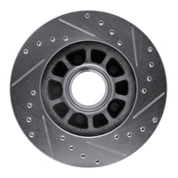 R1 Concepts R1 83-92 Ford BRONCO II Front Left Drilled & Slotted Silver Brake Rotor