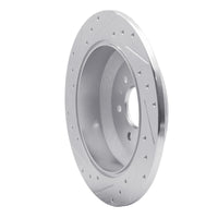 R1 Concepts R1 09-10 Kia BORREGO Rear Right Drilled & Slotted Silver Brake Rotor