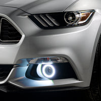 ORACLE Lighting Oracle Ford Mustang 15-20 WP LED Projector Fog Halo Kit - ColorSHIFT