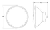 Hella Vision Plus 7 inch 165mm H4 12V ECE  Head Lamp Kit