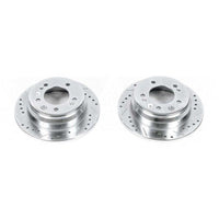 PowerStop Power Stop 09-12 Hyundai Elantra Rear Evolution Drilled & Slotted Rotors - Pair