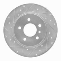 R1 Concepts R1 05-05 Buick TERRAZA Rear Left Drilled & Slotted Silver Brake Rotor
