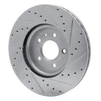 R1 Concepts R1 14-19 Buick CASCADA Front Left Drilled & Slotted Silver Brake Rotor