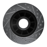 R1 Concepts R1 86-88 Ford BRONCO Front Left Drilled & Slotted Silver Brake Rotor
