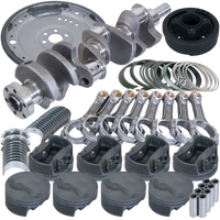 Eagle Ford 302 V-Rib Belt 157 Tooth Flexplate Balanced Rotating Assembly - 5.400in I-Beam +.040 Bore