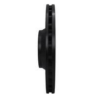 R1 Concepts R1 05-11 Audi A6 Quattro Front Left Drilled & Slotted Black Brake Rotor