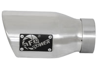 aFe MACH Force-Xp Universal Exhaust Tip 3 IN Inlet x 4-1/2 IN Outlet x 9 IN L- Polished Tip