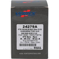 Vertex Pistons Vertex Piston 09-24 KTM 85 SX 85cc Cast Race Piston Kit