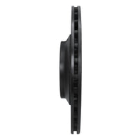 R1 Concepts R1 05-11 Audi A6 Quattro Rear Right Drilled & Slotted Black Brake Rotor