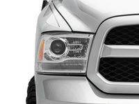 Raxiom 09-18 Dodge RAM 1500 LED Halo Headlights w/ Switchback Turn Signals- Chrome Hsng (Clear Lens)