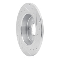 R1 Concepts R1 20-25 Chrysler Pacifica Rear Left Drilled & Slotted Silver Brake Rotor