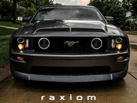 Raxiom 05-09 Ford Mustang Excluding GT500 LED Halo Projector Headlights- Black Housing (Clear Lens)